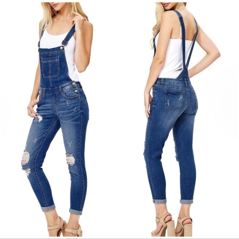 Wax Jean Blue Denim Overalls